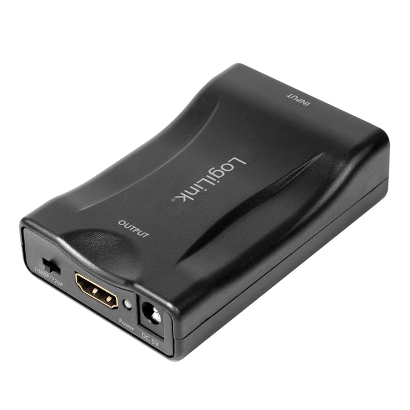 LogiLink CV0160 - Video Converter Scart (Female) to HDMI (Female)