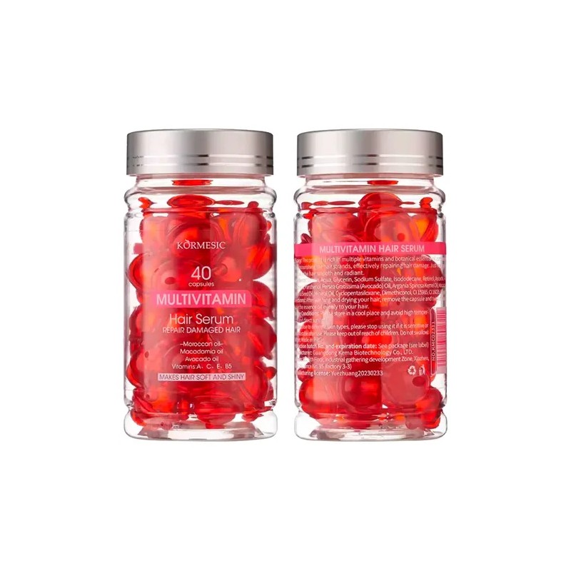 Cápsulas Vitaminas Cabello Reparación Brillo