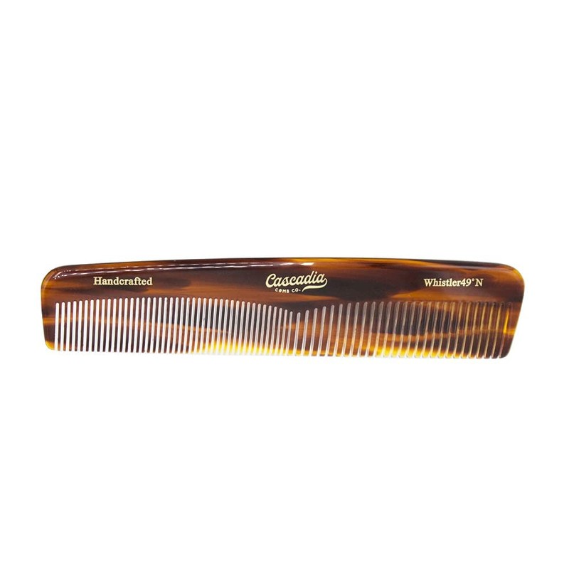 Cascadia Comb Co. Handcrafted Whistler Tortoise Comb