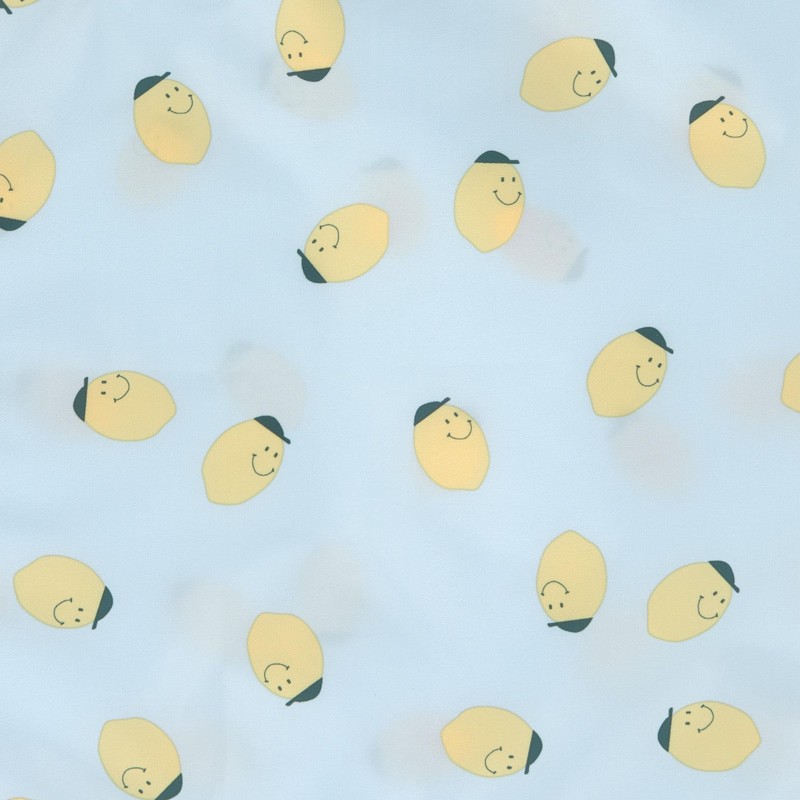 LÄSSIG Happy Fruits Reusable Wet Bag, Pack of 2, Lemon