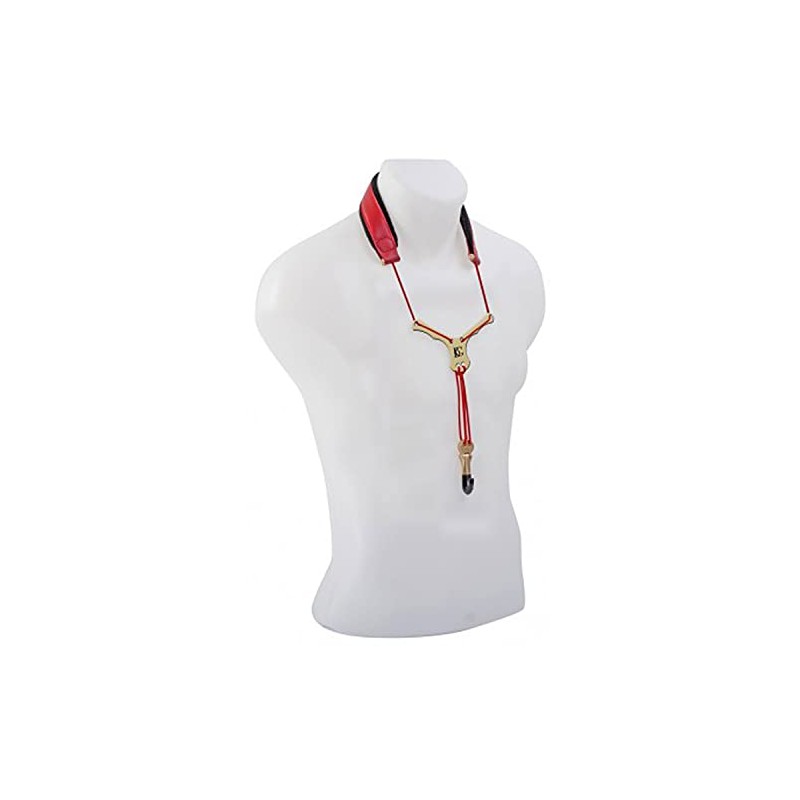 BG Zen Strap for Soprano Alto Tenor Saxophone Red S29YMSH