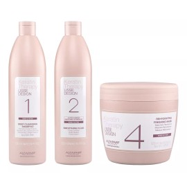 Alfaparf Lisse Design Keratin Therapy Paso 1, 2 Y 4