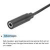 sourcing map 3.5mm Female Jack to Bare Wire Open End