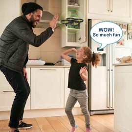 Loolinn Drone for Children - Mini Drone, RC Quadcopter with Anti-Collision Technology, 360° Flips, Hand Controlled Mode, 20 Minutes Flight Time