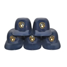 Lot of (5) MILWAUKEE BREWERS Ice Cream SUNDAE HELMETS New Baseball Mini Bowl