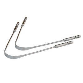 Stainless Steel Tongue Cleaner, Set of 2 for Bad Breath Treatment - Surgical Grade