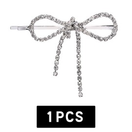 Wedding Hair Pins Set, Mabor Sliver Decorative Hair Pins Bridesmaid Hair Clip for Women U Shaped Hairpins for Prom Party and Special Occasion