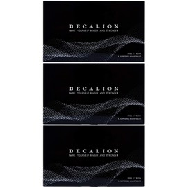 Decarion Patent Ingredients Biopeline, Citrulline, Zinc, Arginine, Maca, Oxoamidine, 67 Kinds of Carefully Selected Ingredients, Concentrated Formulation, Made in Japan, 90 Tablets (90 Pieces x 3))