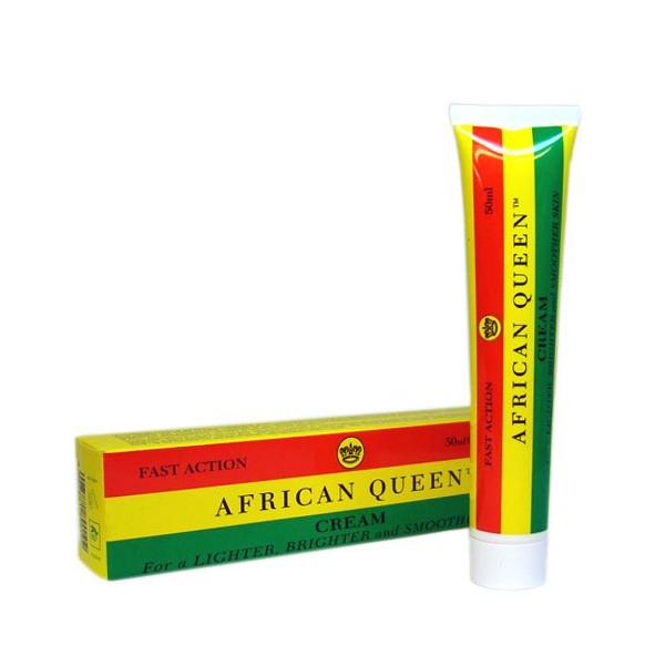 African Queen Cream for Lighter and Smoother Skin 1.76 Oz.