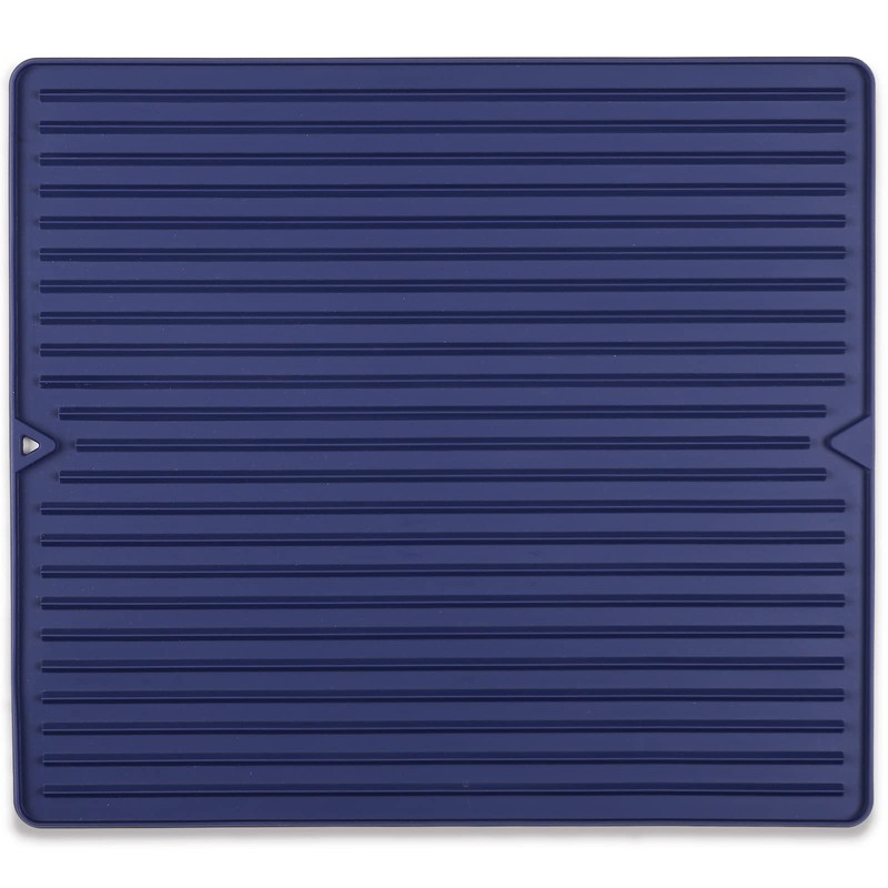 Amyandone Dish Drying Mat, 16" x 18" Silicone Drying Mat