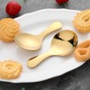 7PCS Gold Short Handle Spoons, Mini Gold Spoons, Mini Scoops