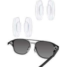 Bwake 2 Pairs Replacement Nose Pieces Pads for Costa Del Mar South Point/Fernandina/Shipmaster/Ponce/Flagler/Paloma/Piper/Peli/Cook/Wader - Clear