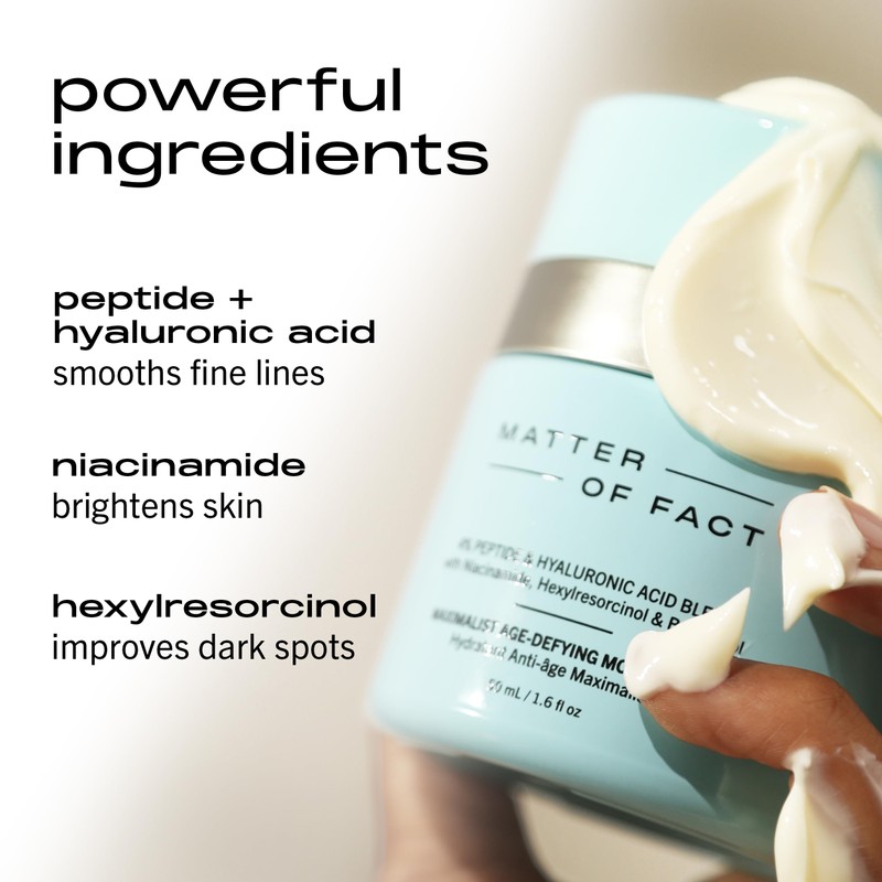 MATTER OF FACT Maximalist Age-Defying Moisturizer, Peptide & Hyaluronic Acid