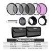 NEEWER 67mm Lens Filter Kit: UV, CPL, FLD, ND2, ND4,