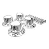 SEPEY 33 mm Standard Axle Cover Set Chrome Rear Axle
