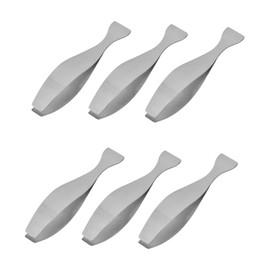 FOMIYES 2sets Kitchen Tool Stainless Steel Fish Tweezers for Chicken Pig Hair Easy to Use Durable 3pcs*2