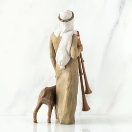 Willow Tree Zampognaro Shepherd with Bagpipe Nativity 27183