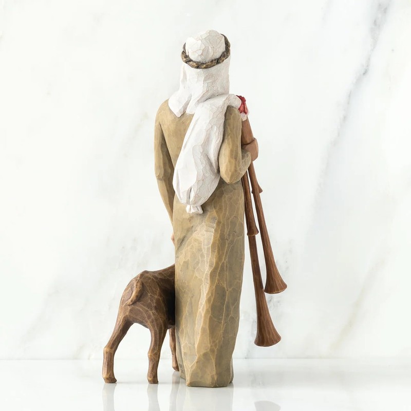 Willow Tree Zampognaro Shepherd with Bagpipe Nativity 27183