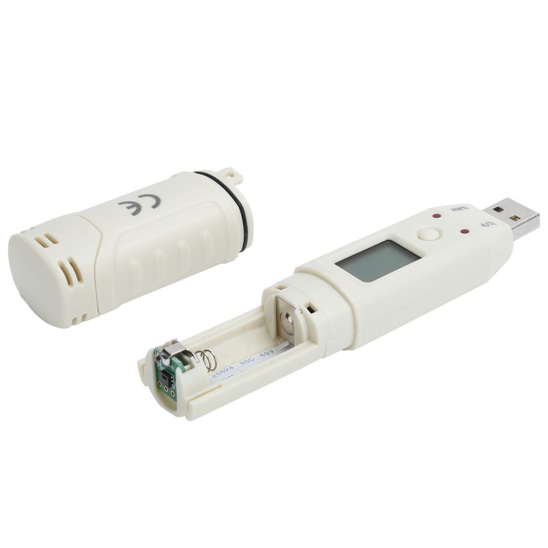 Digital Temperature Humidity Logger Indoor Thermometer Hygrometer Detector Data Recorder