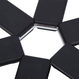 Alvinlite Folding Heat Insulation Pad, Foldable Non Slip Heat Insulating Placemat, ABS Material Trivet Mats Hot Pot Holders for Table Home