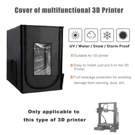 3D Printer Enclosure,27.5”x29.5” x35.4”,Dustproof 3D Printer Cover, Compatible with Ender 5/5 Pro/5 Plus,CR-10/10S/10S Pro/CR-X/CR-20/20Pro