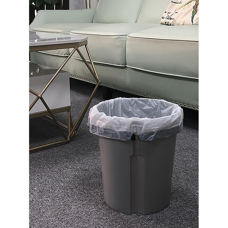 取っ手付きゴミ袋 100枚 10l 白 半透明 強 取り出しやすい 収納 臭わない エコ素材