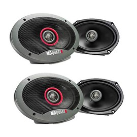 MB Quart Maxxsonics FKB169 Formula 6 x 9 Inch 2 Way Coaxial Speakers (4 Pack)
