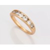 Dtup Anillo De Compromiso Chapado En Oro De 18k Churumbela