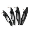 4 PCS Black Exterior Door Handle Front Rear Driver Passenger