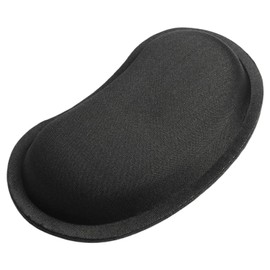 Mouse Wrist Rest, Ergonomic Black Memory Foam Non-Slip for Wrist Relief for PC Laptop Gaming Office Home 140 mm x 80 mm