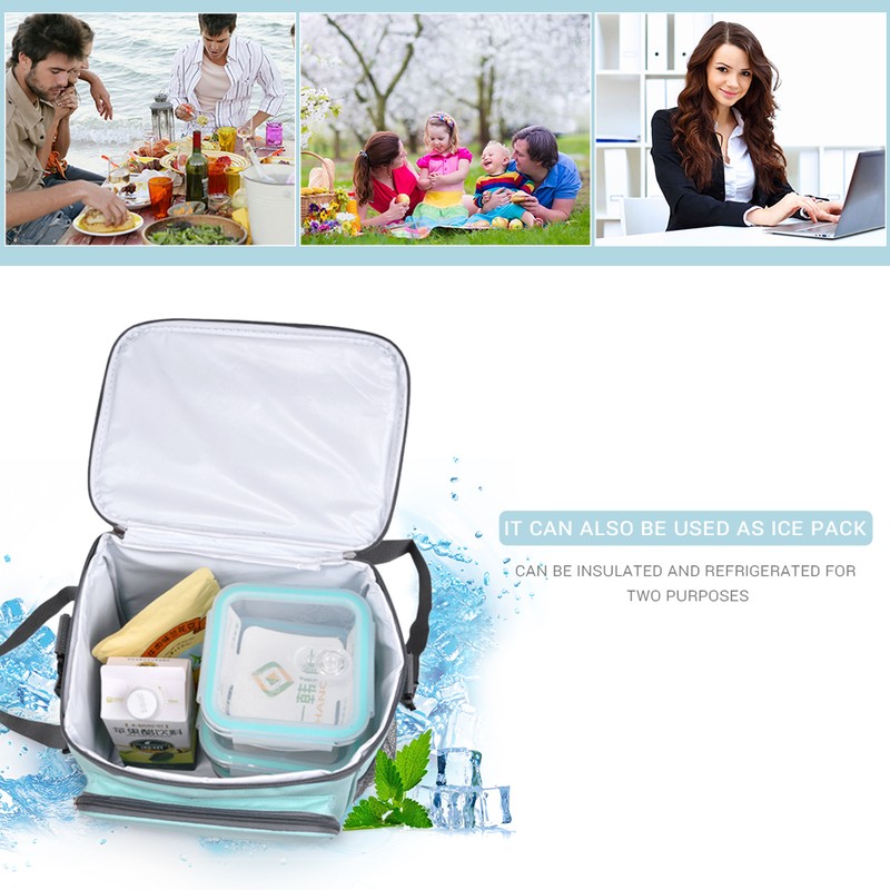 Large Capacity Insulated Thermal Tote Bag Cooler Outdoor Picnic Bag