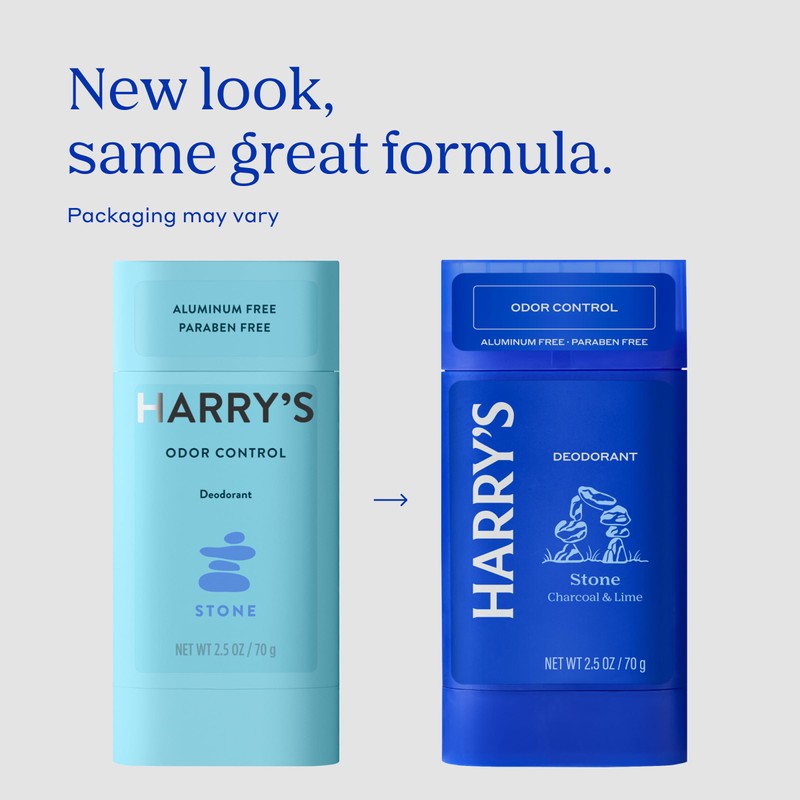 Harry's Aluminum Free Deodorant for Men - Odor Control, Stone