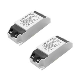 LED Transformer 230 V to 12 V 12 W 1 A LED Driver Power Supply, Transformer No Noise, Low Voltage Transformer for G4 MR16 GU5.3 LED (2)