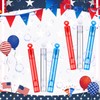 Lunmon 120 Pcs 4th of July Mini Bubble Wands Bulk