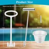 Saillong 2 White 8" Skimmer Replacement Basket & 2 Skimmer