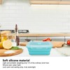Collapsible Silicone Food Storage Container High Temperature Resistant Microwave Safe