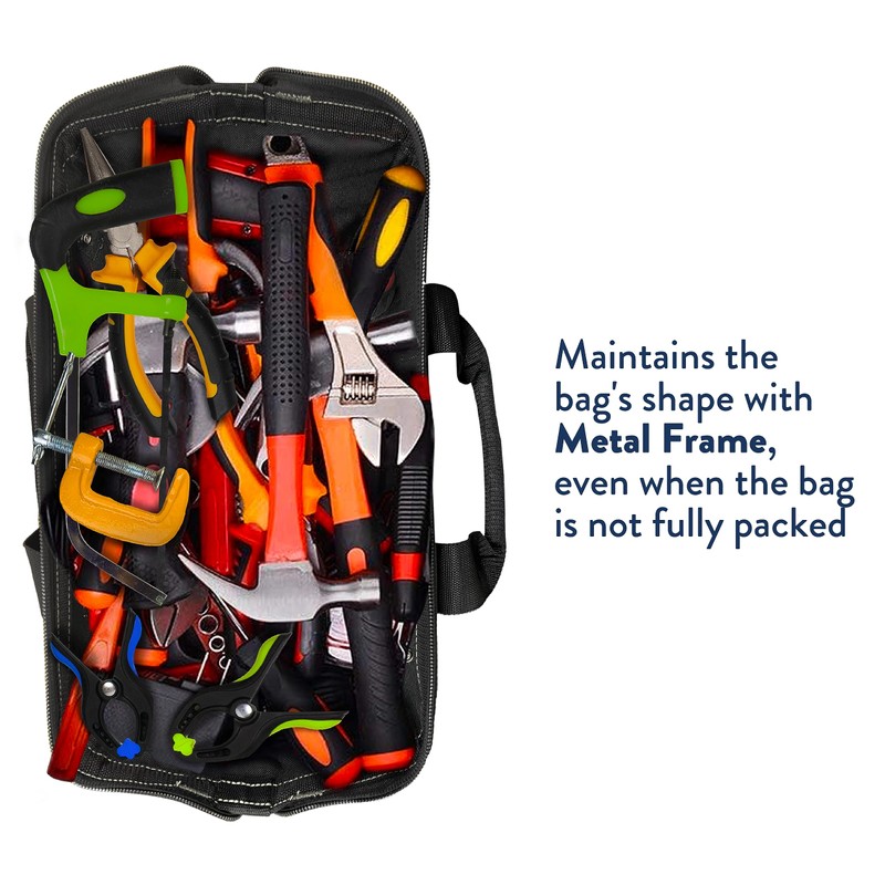 Olympia Tool Bag 15 Inch, Heavy Duty Tools Bag with