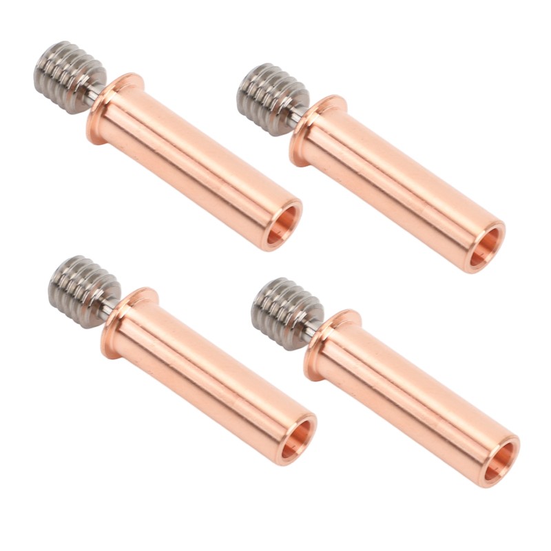 4pcs 3D Printer All Metal Heatbreak Professional Copper Alloy Extruder