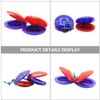 6 Pcs Plastic Castanets Rhythm Castanet Toy Kids Castanets Plastic