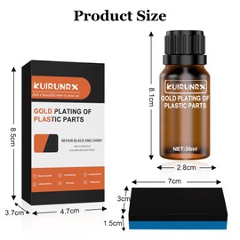 KUIRUNRX® Plastic Refresher, Plastic Restoration for Car, Repair Agent for Car Plastics, Plastic Restoration Agent for Car, for Refurbishing Motor Vehicles (2 Pieces)