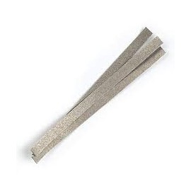 Dental Abrasive Polishing Strips Stainless Steel 4 MM Med Grit 6 Pack