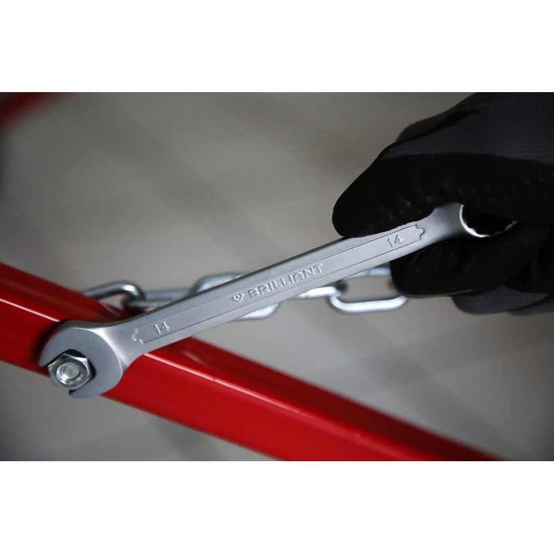 BRILLIANT TOOLS BT011914 Combination Spanner, 14 mm [Powered by KS