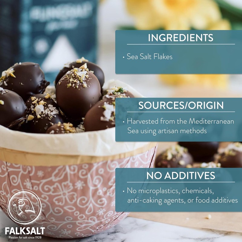 Falksalt - Natural Sea Salt Flakes, Handcrafted, Kosher, and All