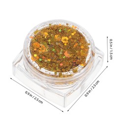 Minkissy 4pcs Mermaid Sequins Makeup Glitter Gel for Hair Body Glitter Oil Festival Makeup