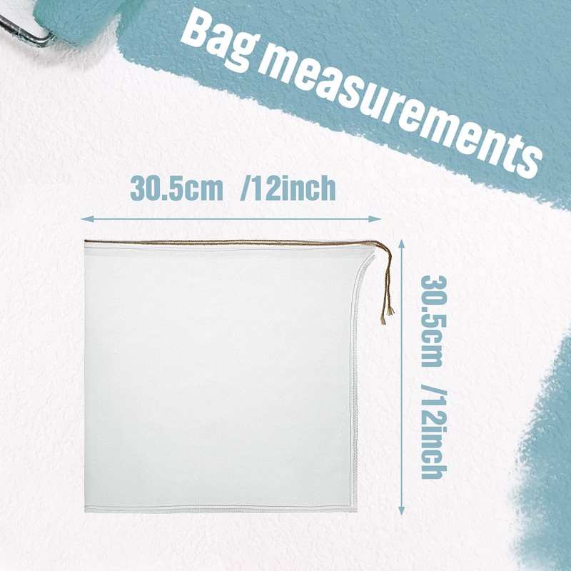 Compost Tea Bag, Pump Strainer Bag with Drawstring, Mesh Filter
