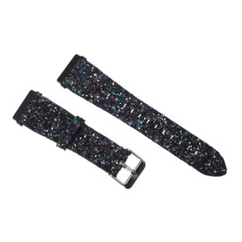 DOITOOL Compatible Watchband Glitter Leather Watchband Replacement Band Fashion Wristband Watch Strap for