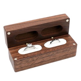 SacJkt Ring Box, Wooden Ring Box, Engagement Ring Box, Jewellery Box for Proposal, Engagement, Wedding, Ceremony