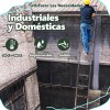 Bowoshen 5m Escalera Telescópica De Acero Inoxidable Soporta 180 Kg