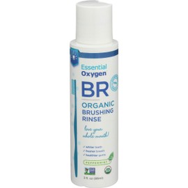 Via Nature Essential Oxygen Brushing Rinse, Organic Peppermint, 3 Ounce