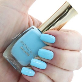 Sparkle and Co. Luxe Polish Pretty Little Snowflake: Pastel Blue